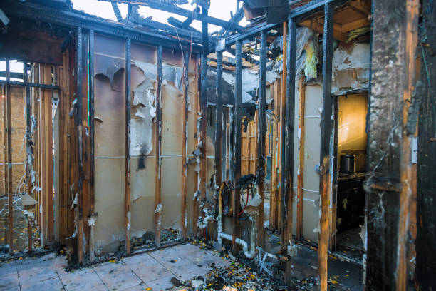 Professional Emergency Fire Cleanup technician working in Frankton, IN